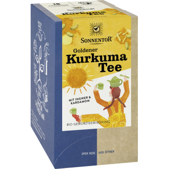 Goldener Kurkuma Tee bio 18 Btl