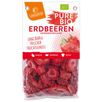 Pure Erdbeeren, gefriergetrocknet  20g